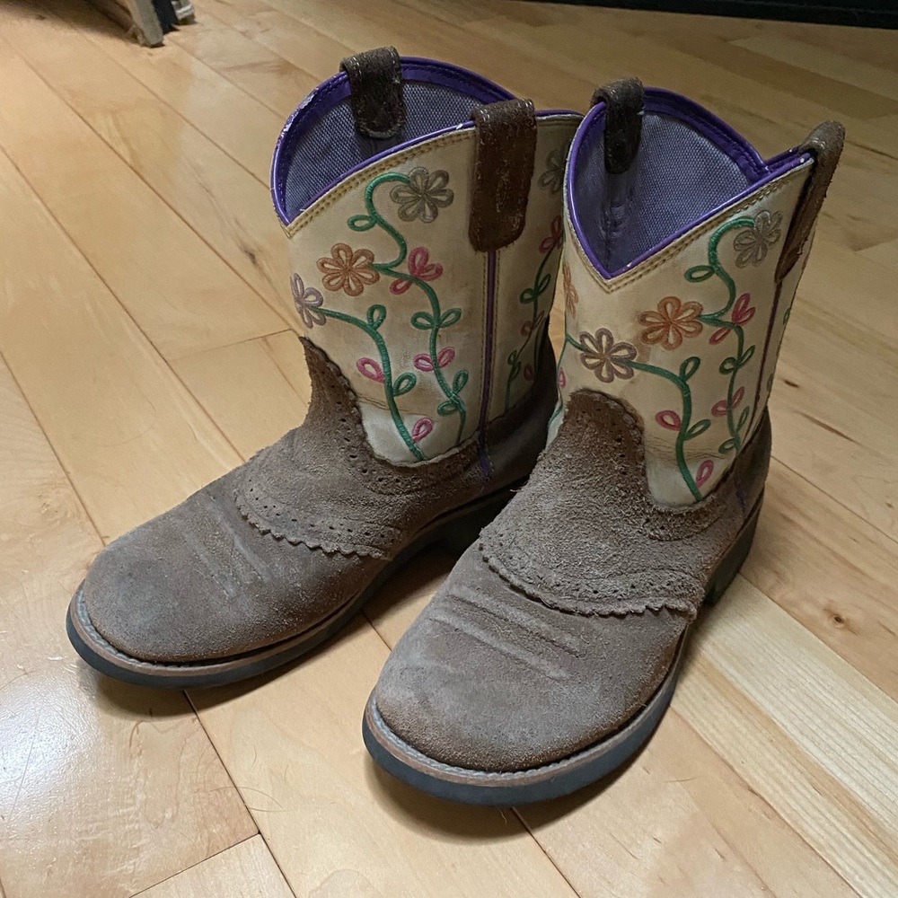 Ariat Fatbaby Cowgirl Western Boots Riding Size 3